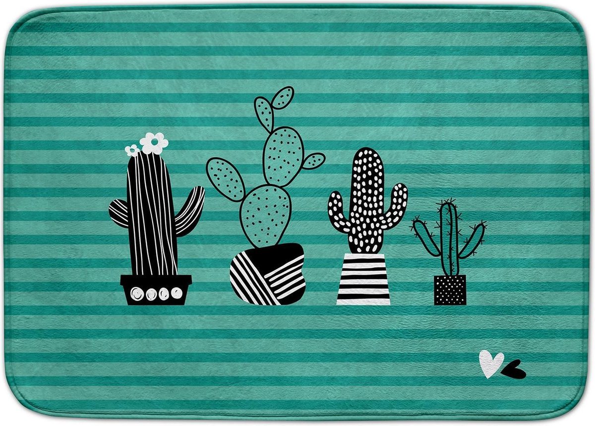 Achoka Speelkleed Cactussen Decomat 100 X 150 Cm Groen