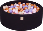 Ronde Ballenbak set incl 200 ballen 90x30cm - Zwart:  Goud