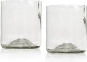 Rebottled Whiskey Tumbler - Duurzaam - Transparant - 2 stuks - 330 ml