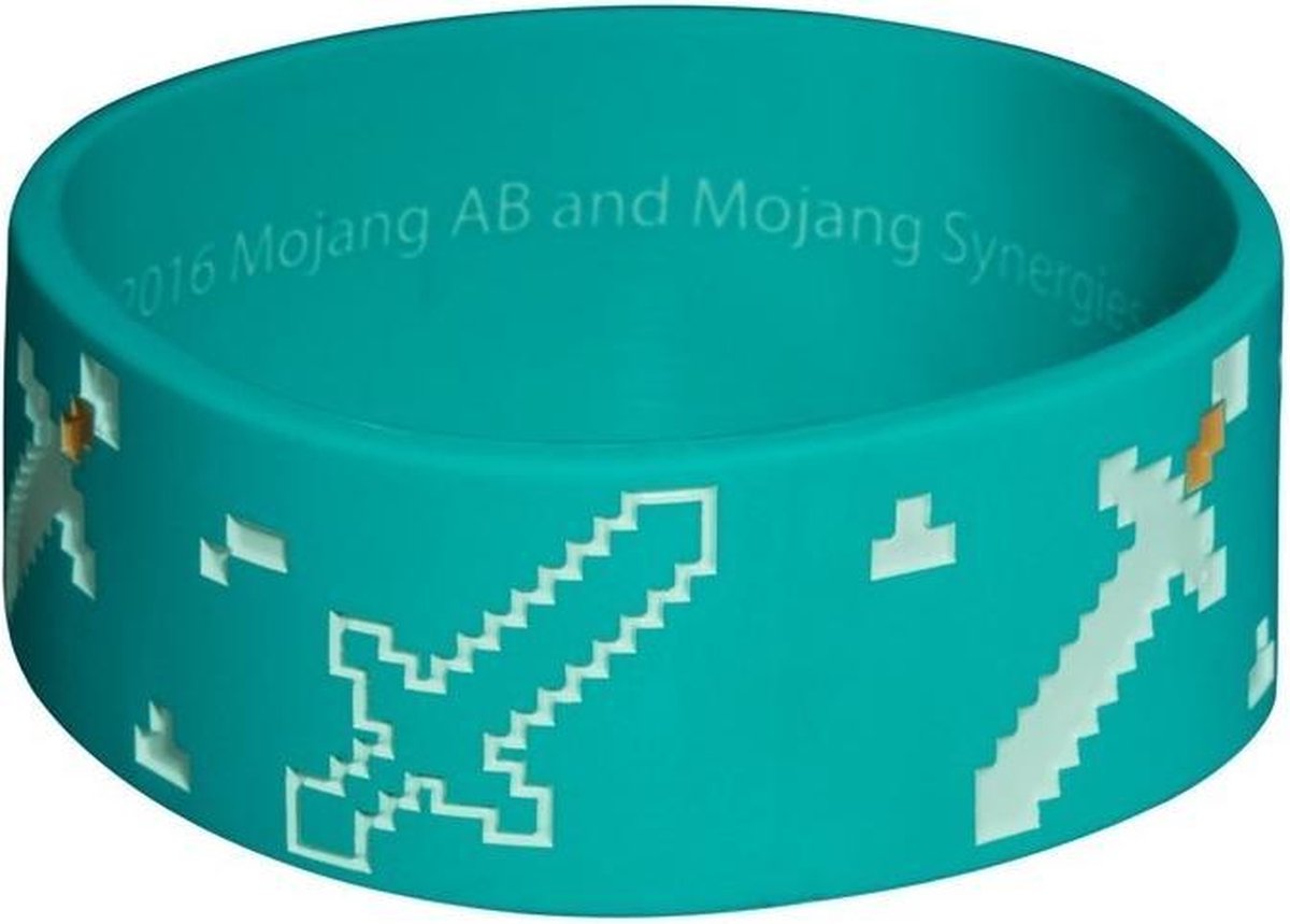 Minecraft Explorer "Diamond Sword" Wristband / Polsband / Armband / Bracelet - omtrek 21 cm