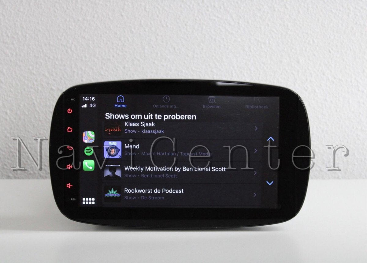 Smart Fortwo Smart Forfour 2014-2020 ingebouwde CarPlay Android 10 navigatie en multimediasysteem