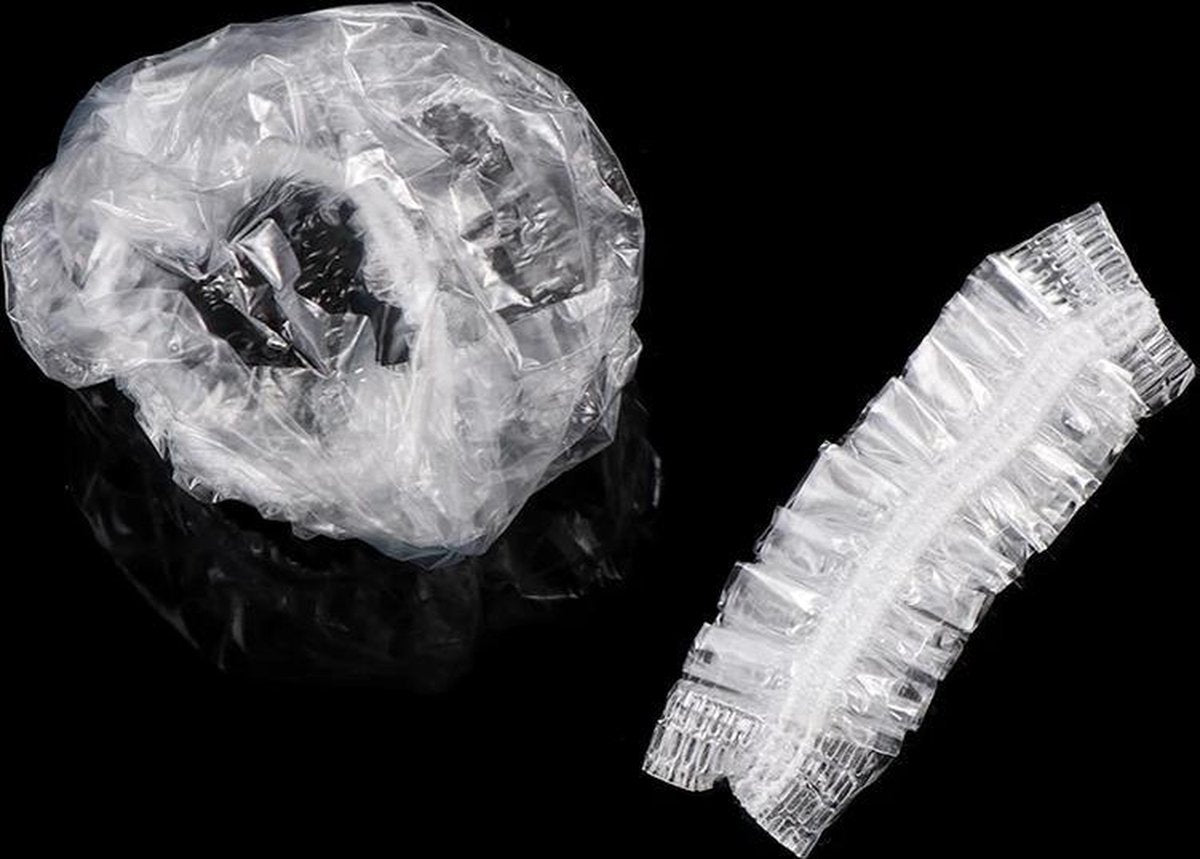 100x Oor Beschermer Plastic - Douche Kapje voor Oren - Oor Muts - Bescherm oren bij oorontsteking