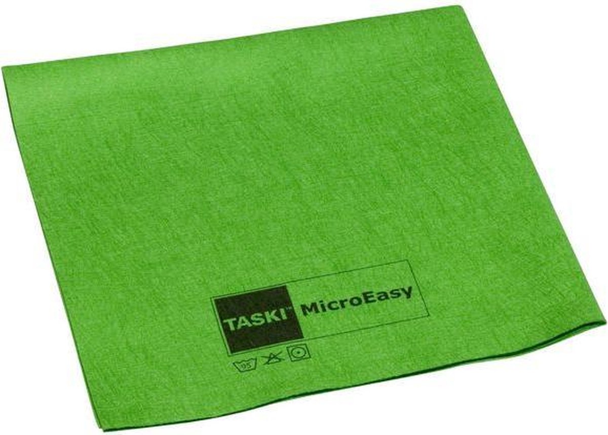 Taski MicroEasy microvezel schoonmaakdoekje groen pakket van 5 (pak 5 stuks)