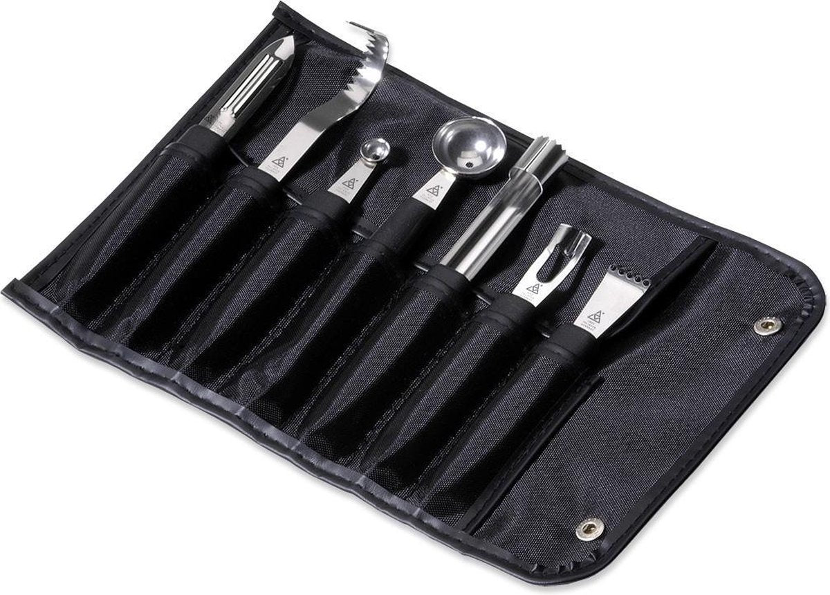 Triangle Roltas met 7 delige kerfset 90 Sets RVSRoltas met 7 delige kerfset 90 Sets RVS