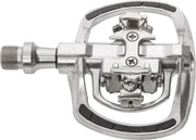 M-wave Klikpedaal Drag-t1 9/16 Inch Zilver Set
