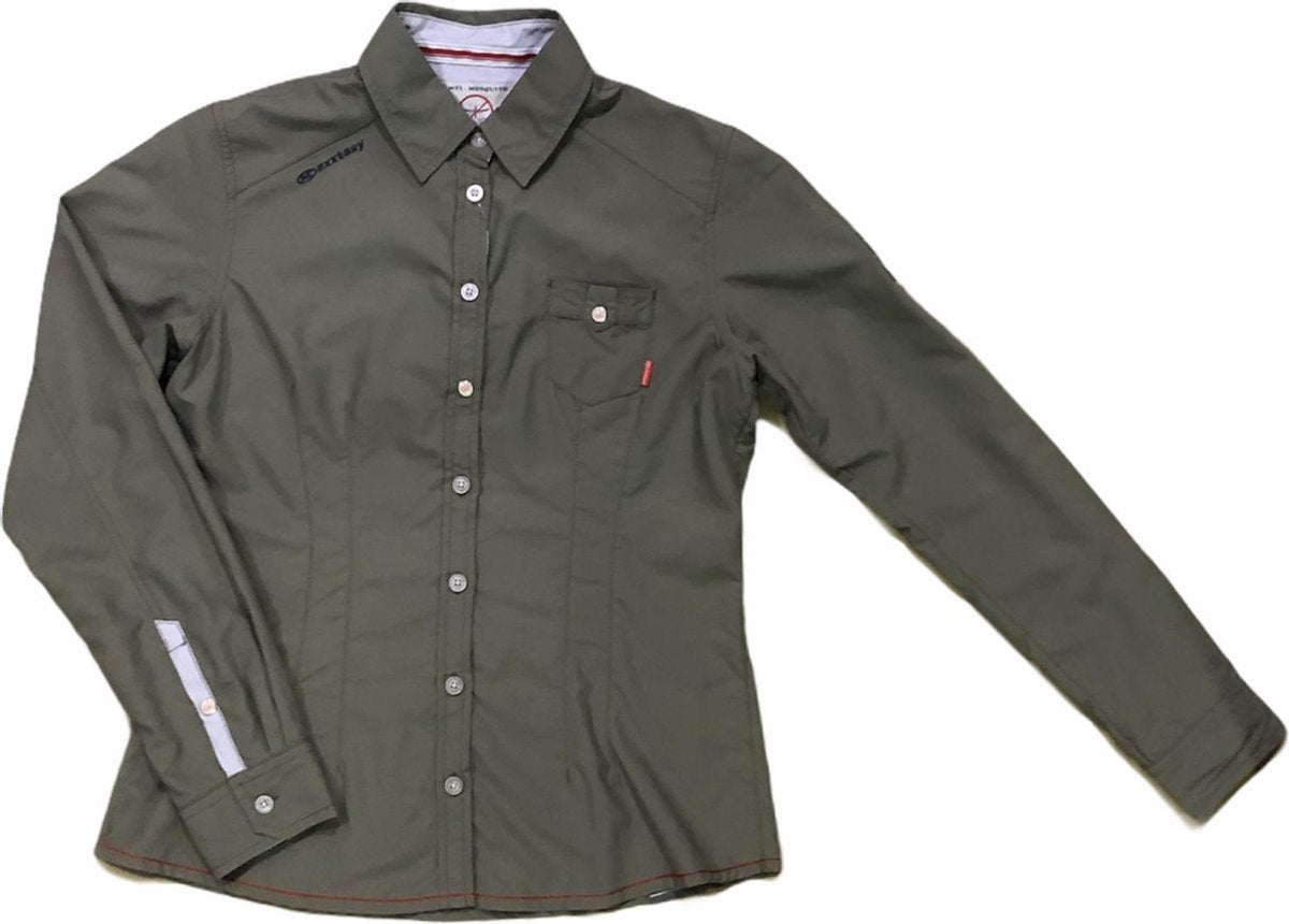 Exxtasy - Queensland - Dusty Olive - Outdoorblouse - Dames - Maat 38