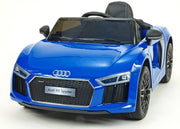 Elektrische Kinderauto Audi R8 Spyder Blauw 12V Met Afstandsbediening