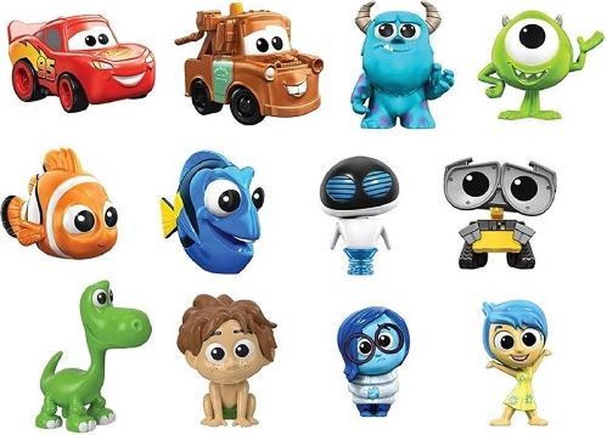 Pixar minis 12 stuks met oa. toy story