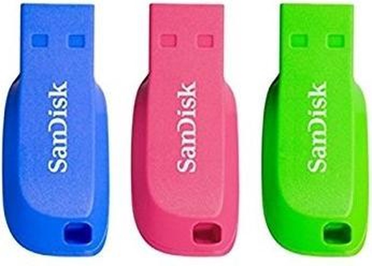 Sandisk Cruzer Blade 16GB USB flash drive USB Type-A 2.0 Blauw