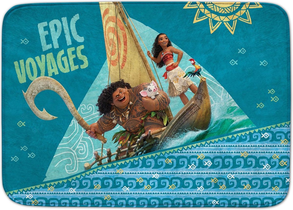 Achoka Vloerkleed Moana Epic Voyages 70 X 95 Cm Blauw