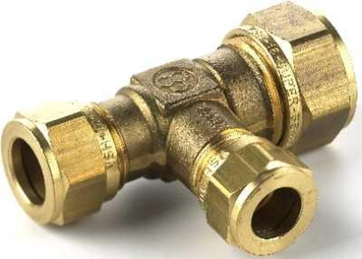 VSH Super S1221 knelfitting T-stuk 22x15x15 mm