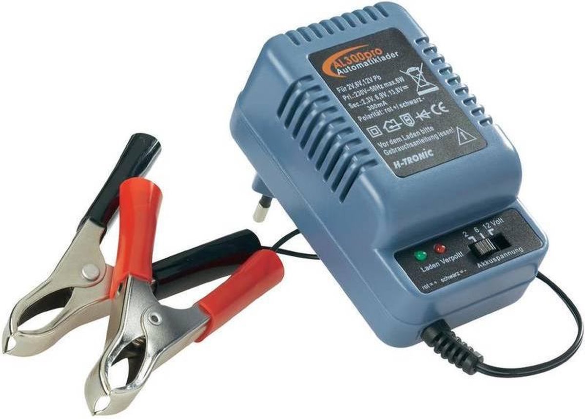 H-Tronic Automatische loodaccu-stekkerlader AL 300 1248217 AL 300 PRO