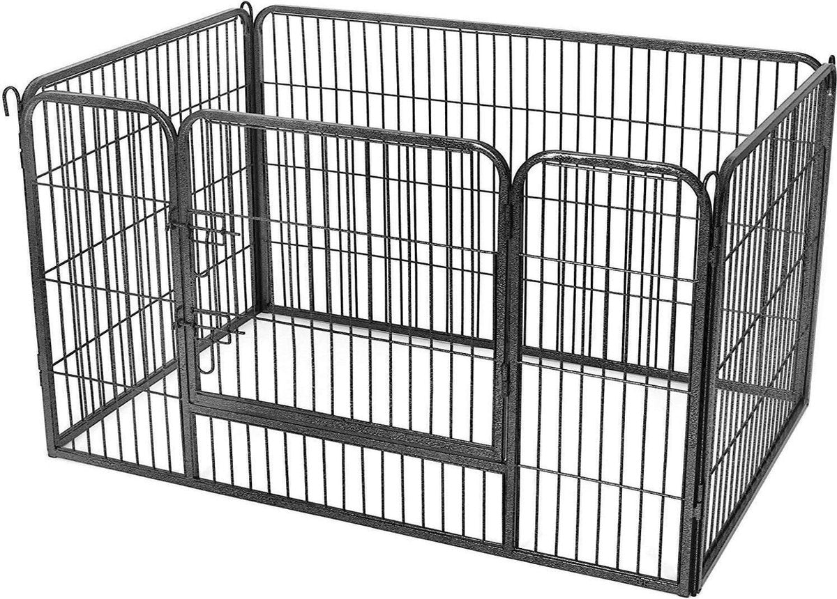 Nancy's Puppy Uitloop - Puppyhek - Puppygaas - Bench - Honden - 122 x 80 x 70 cm