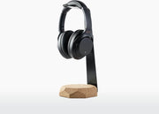 Oakywood 2-in-1 Koptelefoonhouder & Oplader - Eikenhout