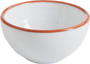 J-Line Kom Terracotta Wit 11X11x6cm
