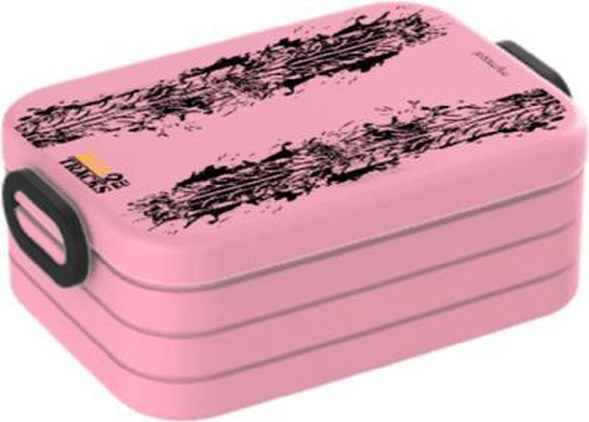 Mepal Broodtrommel – Roze - Large - Bandenspoor - 4x4 Offroad