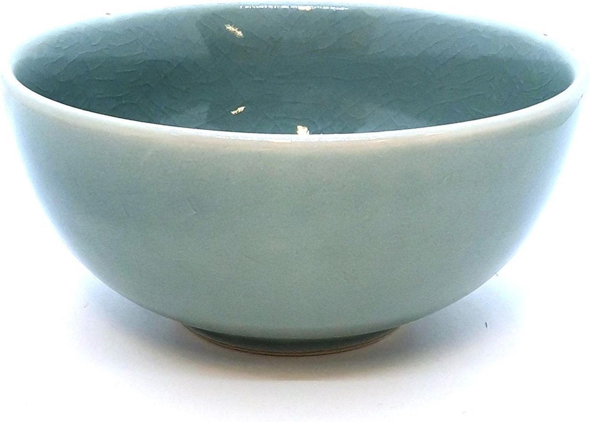 Schaaltjes Rond -  Kommetjes rond - Celadon blauw - 10 cm (4 stuks)