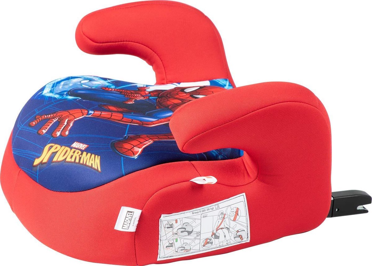Stoelverhoger voor Auto - Zinaps Child Car Seat Booster Marvel Spiderman Group 3 (voor kinderen 22-36 kg) -  (WK 02124)