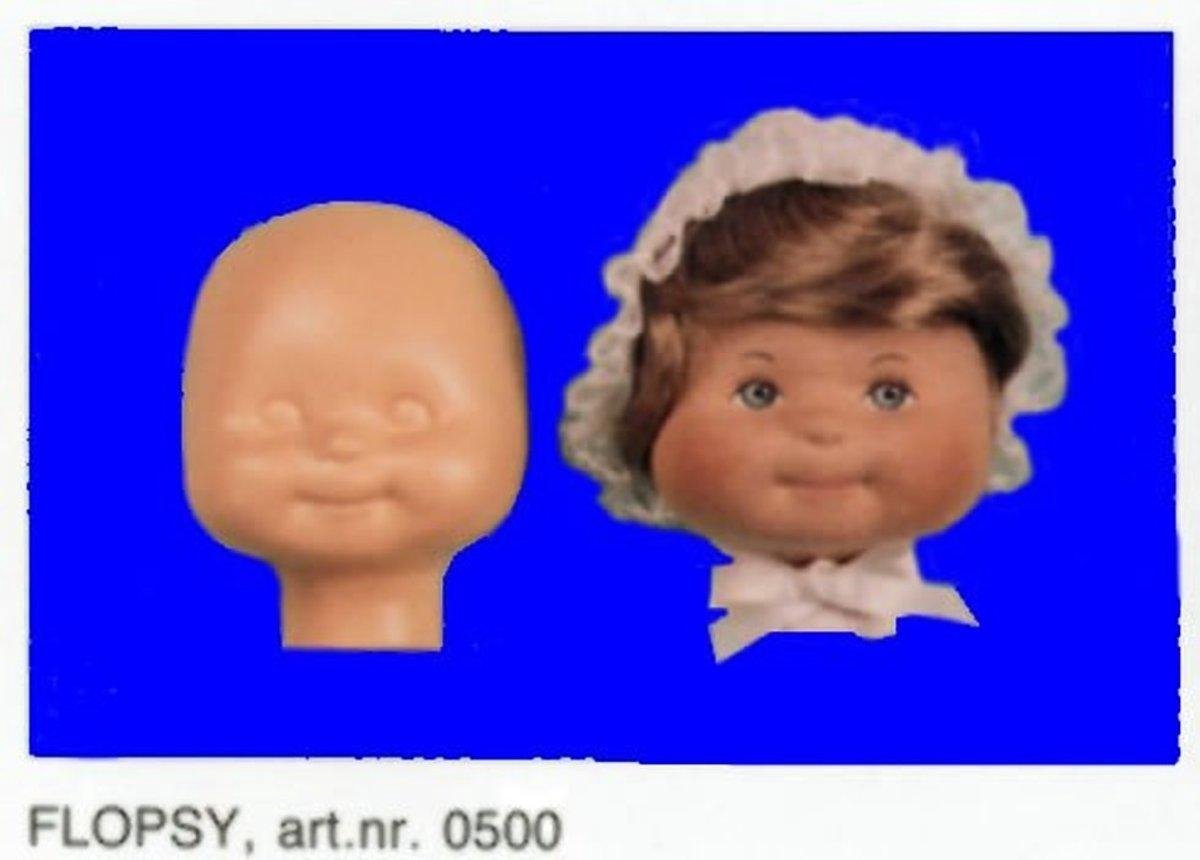 Sissy Poppen Masker "Vicky" Hoofdomvang 28cm. 4 STUKS.