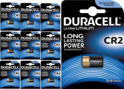 10 Stuks - Duracell CR2 EL1CR2 RLCR2 DR2R 3V Lithium batterij