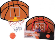 Deur Basketbalspel met basketbal in doos