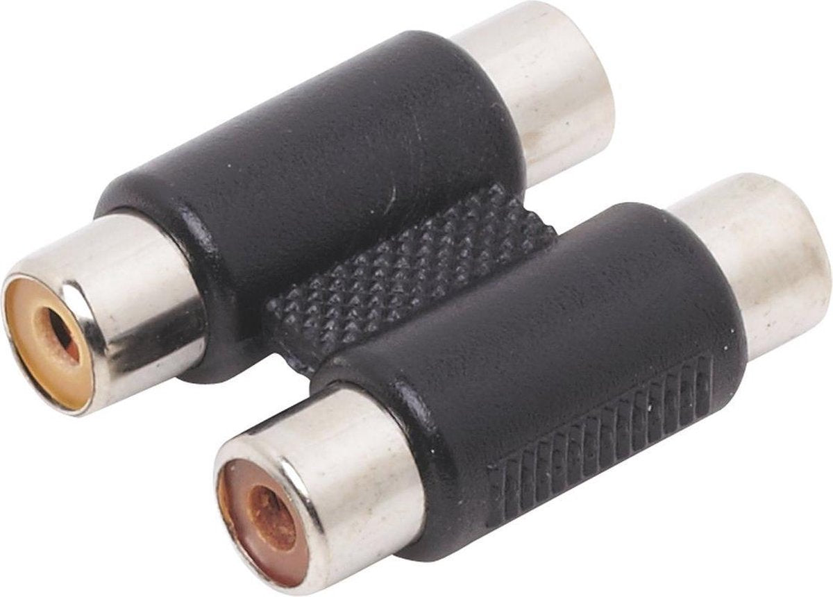Tulp RCA Koppelstuk 2x Vrouw naar 2x Vrouw adapter profile