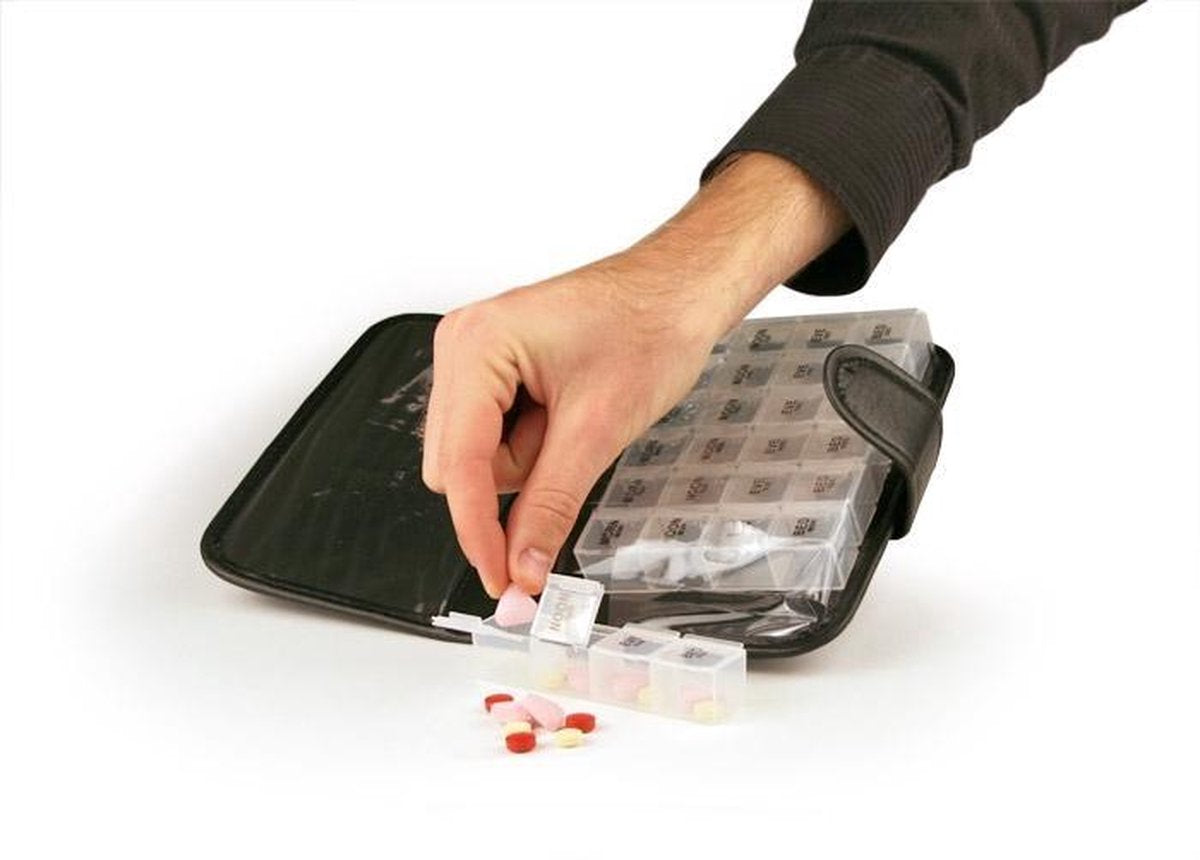 Medicijnagenda 1 week zwart