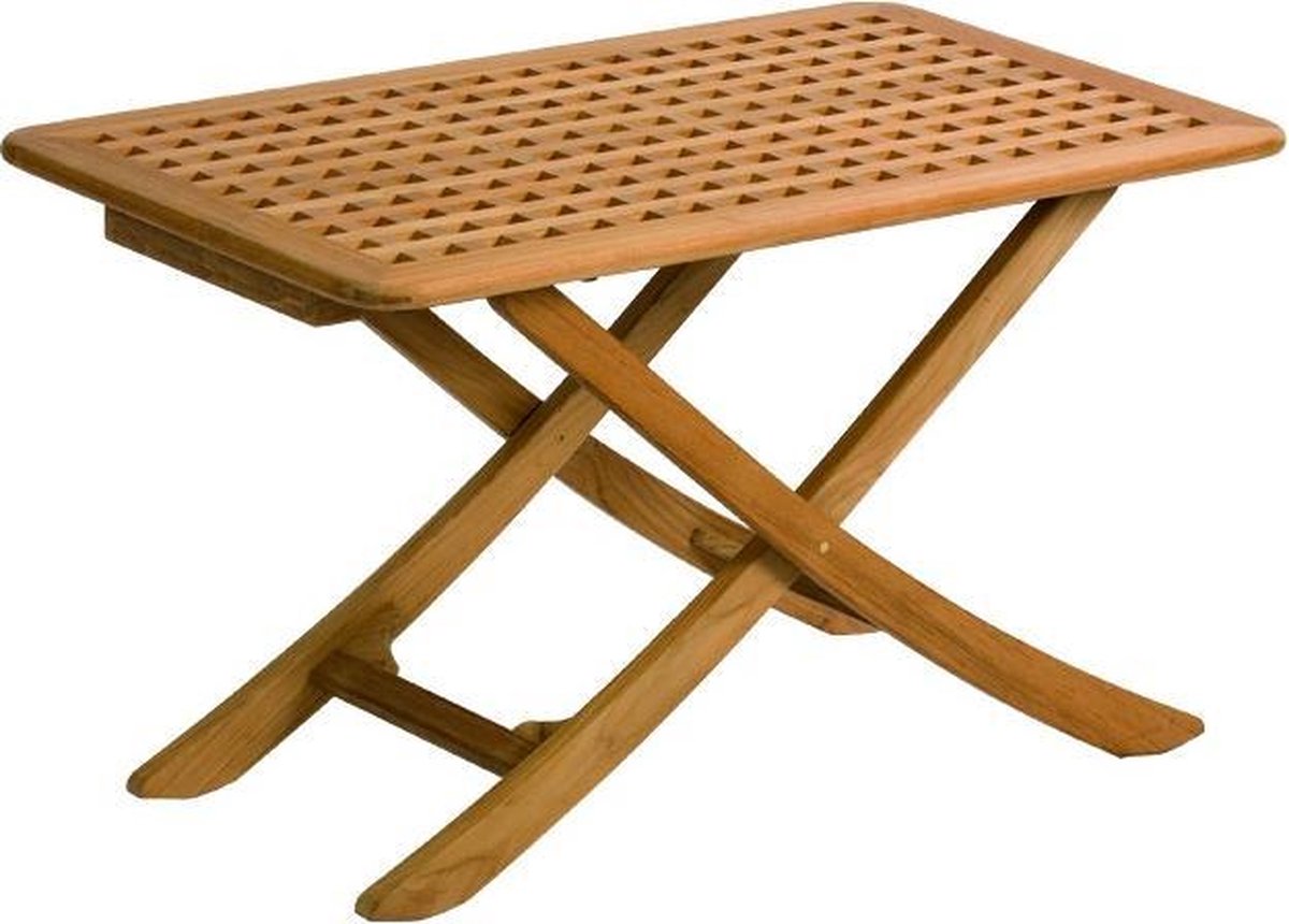 ARC Marine teakhouten inklapbare Tafel Ibiza - 3 posities - 100 x 60 cm (geolied)