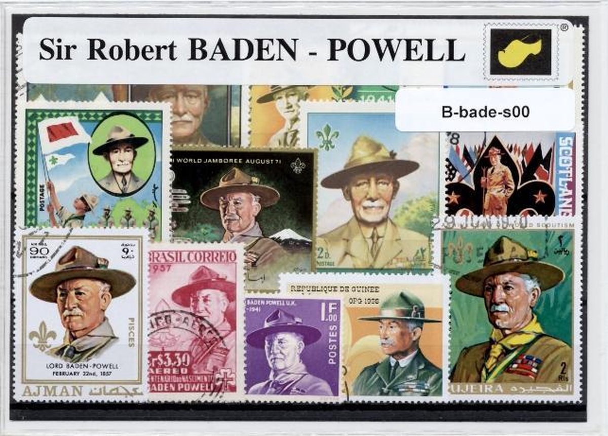 Sir Robert Baden - Powel – Luxe postzegel pakket (A6 formaat) : collectie van verschillende postzegels vanSir Robert Baden - Powel – kan als ansichtkaart in een A6 envelop