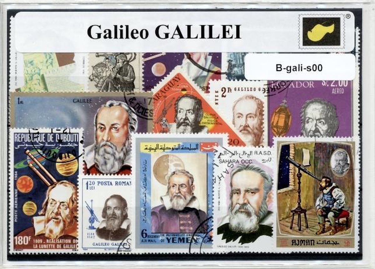 Galileo Galilei – Luxe postzegel pakket (A6 formaat) - collectie van verschillende postzegels van Galileo Galilei – kan als ansichtkaart in een A6 envelop. Authentiek cadeau - kado - kaart - astronomie - wiskundige - filosoof- italie - natuurkunde