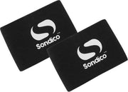 Sondico - scheenbeschermer bandjes - voetbal - 1 Maat - Wit/Zwart