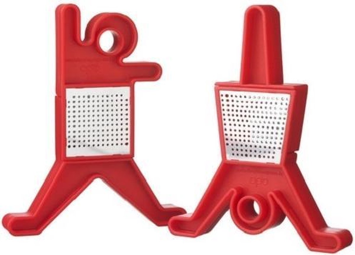 Q-Do Accessoire thee-ei breakdancer - set van 2 - Rood
