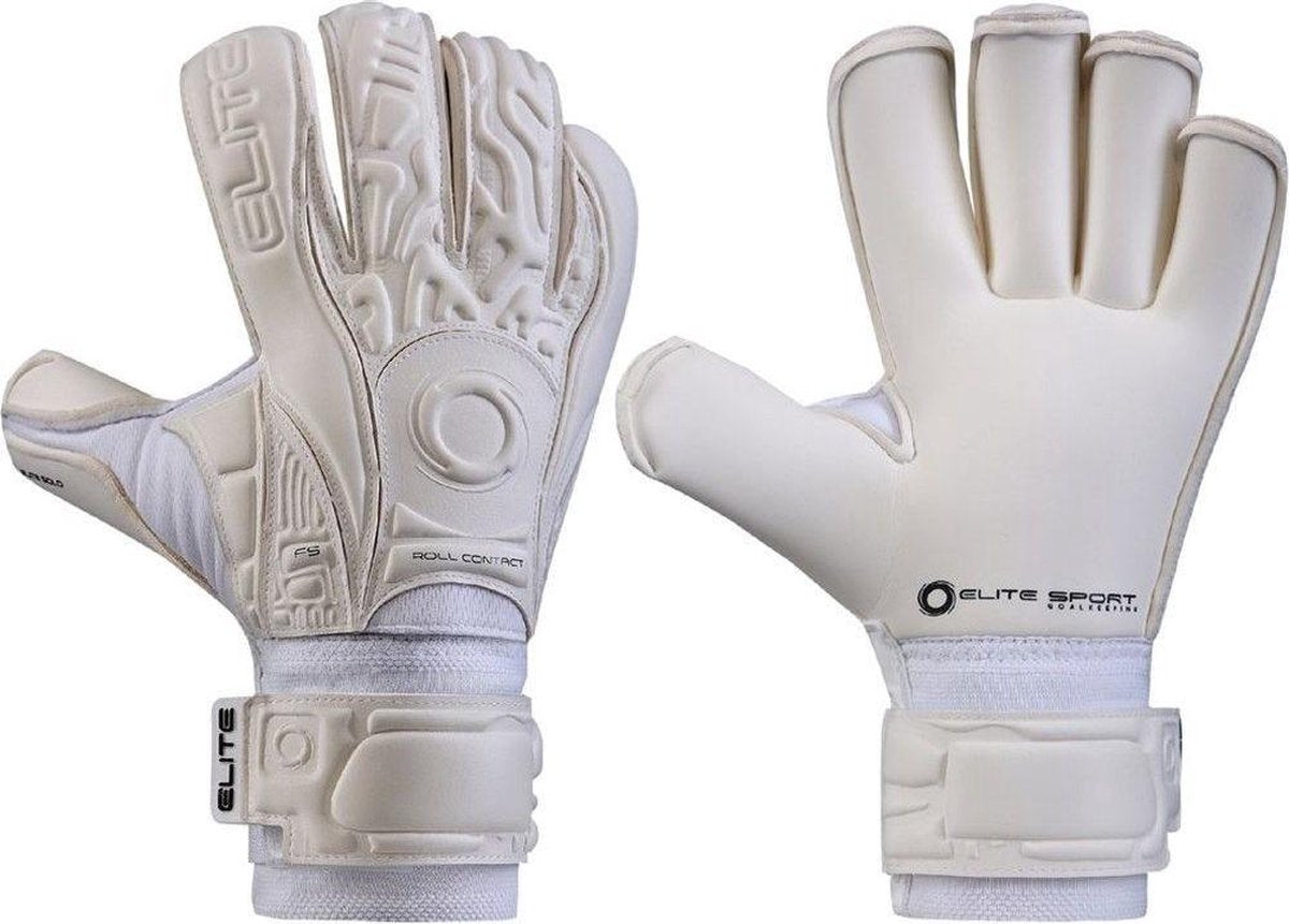 Elite Sport Solo Keepershandschoenen - Wit | Maat: 8