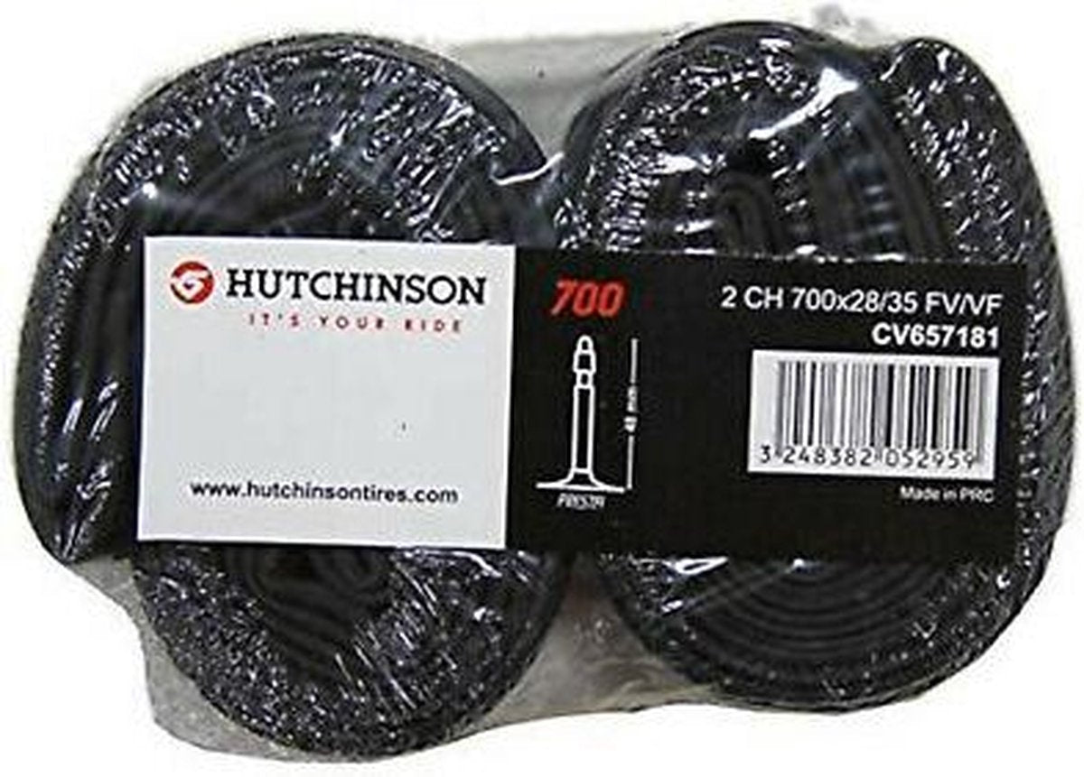 Hutchinson Binnenbanden Race/Gravel/Cross 28" inch Ventiel 48 mm 700x28/35 FV (2 stuks)