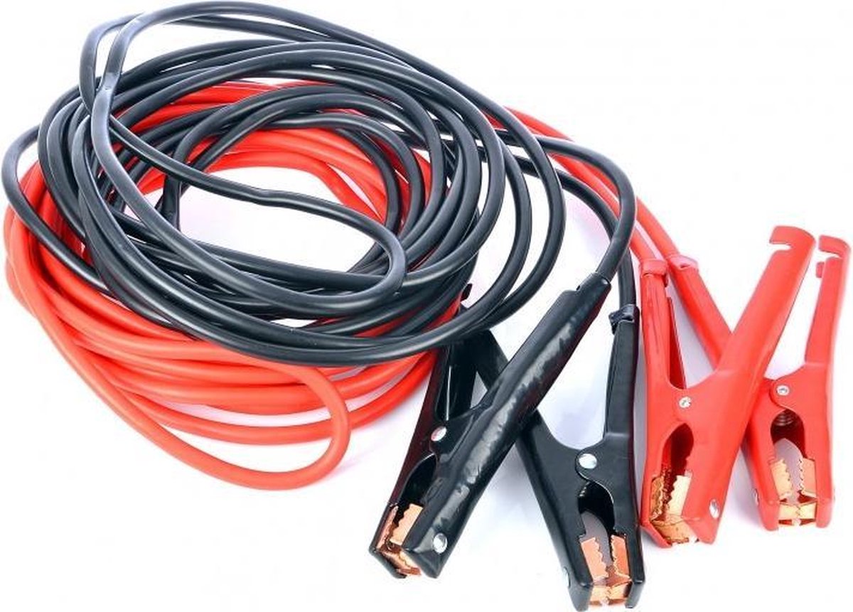 Startkabels - Auto - vrachtwagen - tractor- 900 Ampere - 6 Meter - Startkabelsset los geleverd