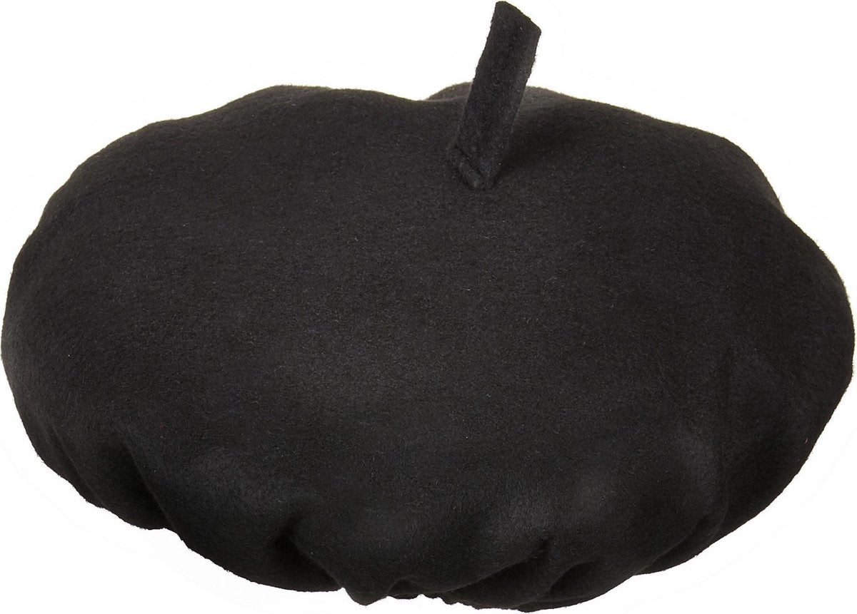 WELLY INTERNATIONAL - Traditionele zwarte baret - Hoeden > Overige