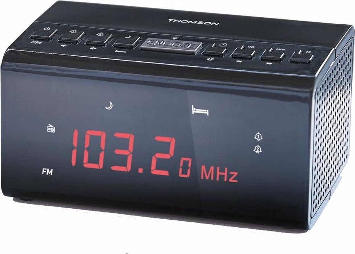 Thomson CR50 - Wekkerradio - Zwart