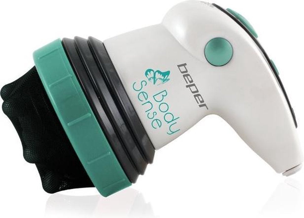 Beper 40.500 massage-apparaat met 4 verwisselbare koppen - Anti cellulitis stimulator met lipo-modelling - Wit
