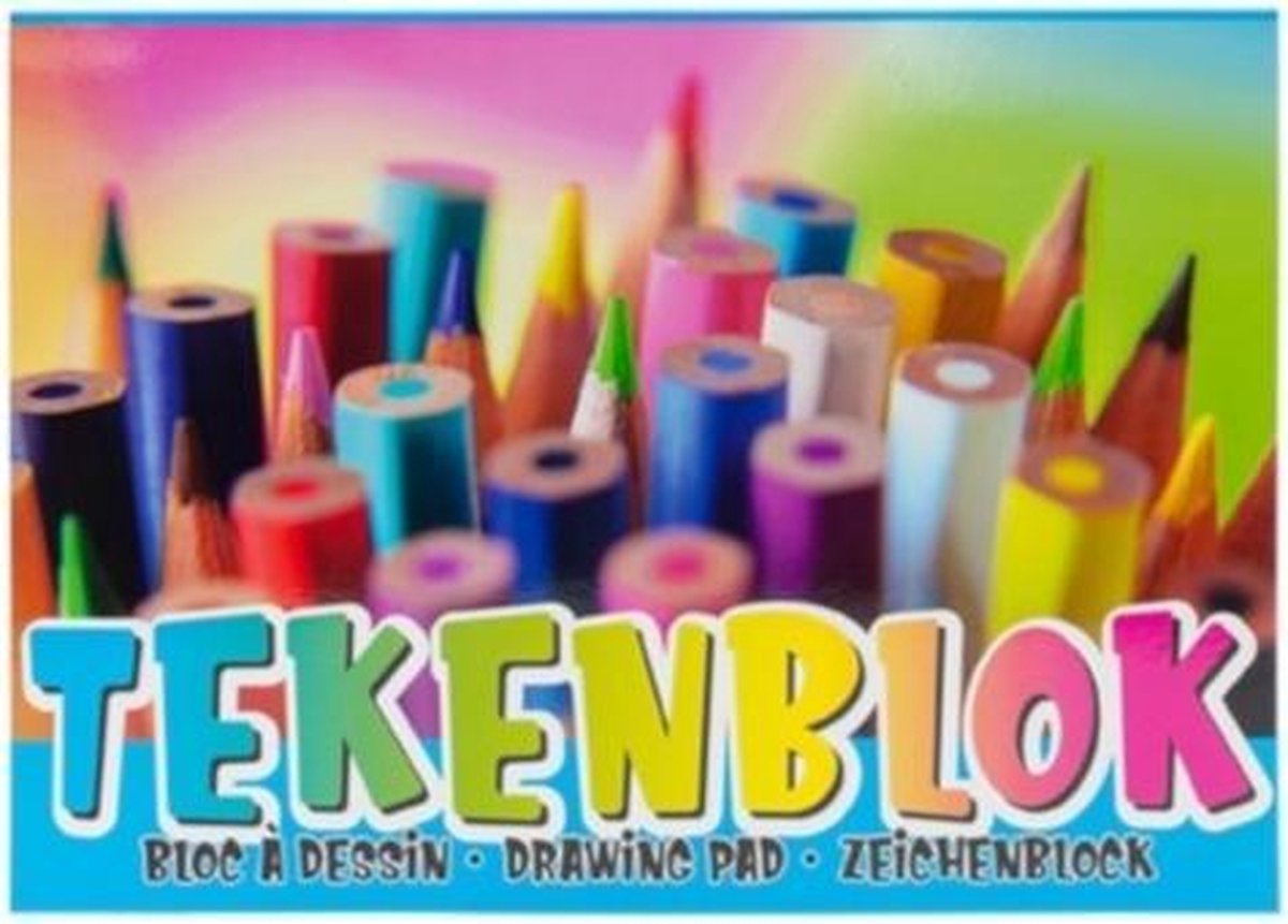 Verhaak Tekenblok Junior A3 Papier Wit 30 Vellen
