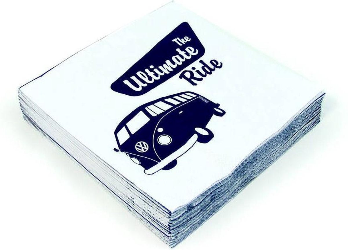 Brisa Set van 20 servetten Volkswagen - Uitvoering - The Ultimate Ride