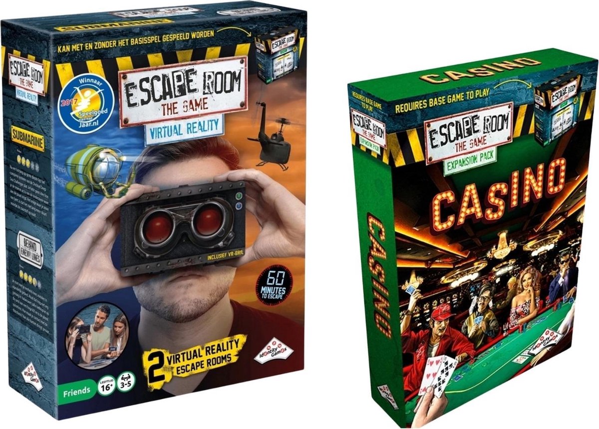 Escape Room Uitbreidingsbundel - 2 Stuks - Virtual Reality VR & Casino