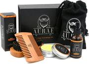 Baardverzorging set Baardolie Baard kam Baardbalsem Baard Geschenkset Mannen Baard groei  - Cadeau voor hem - AURAE
