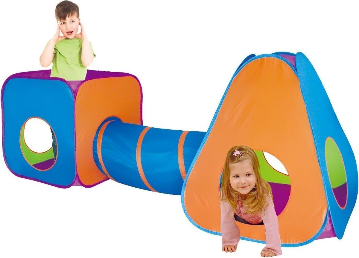 Didak Play Speeltent met Tunnel - 265x95x100 Cm
