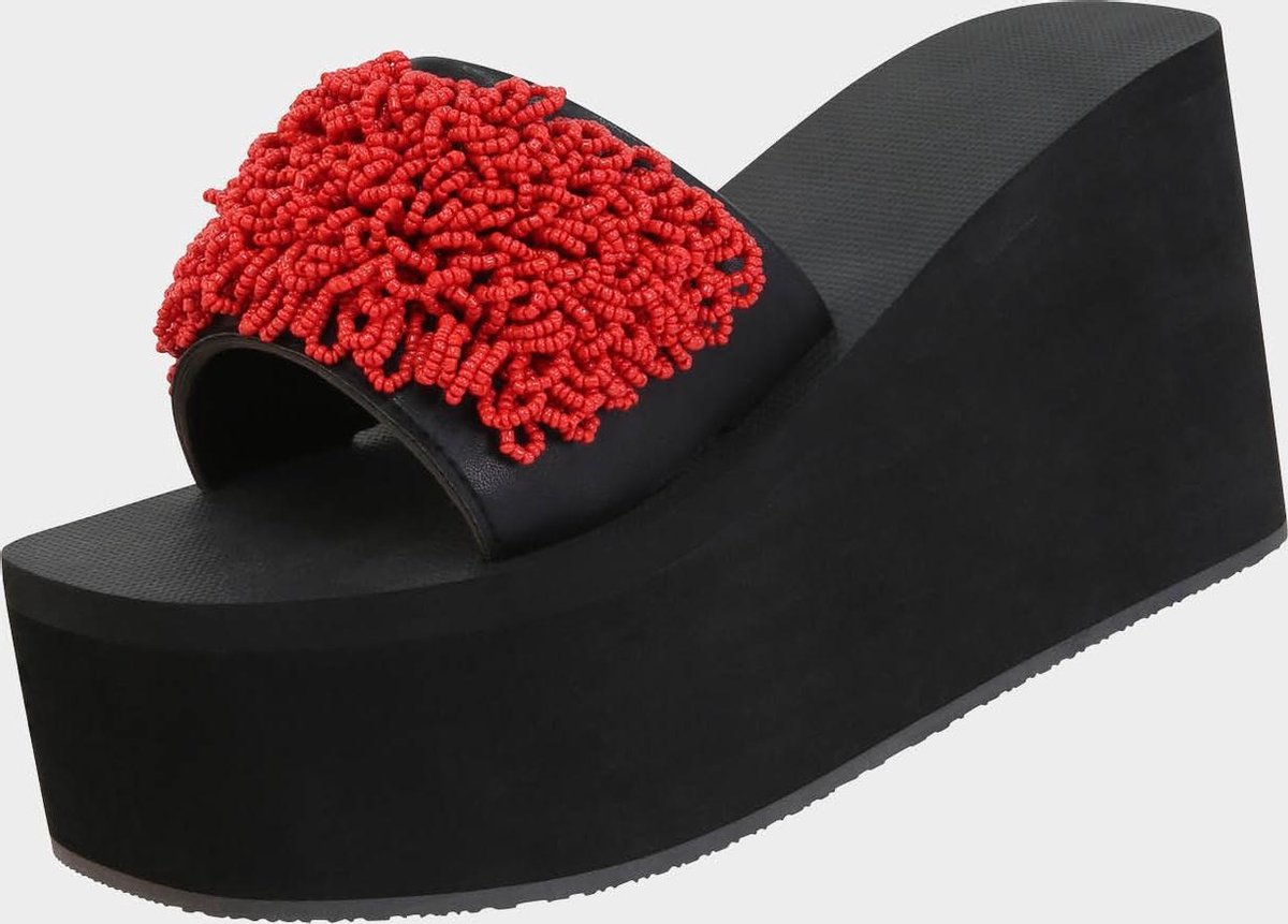 Uzurii Sandal Red Coral dames slippers