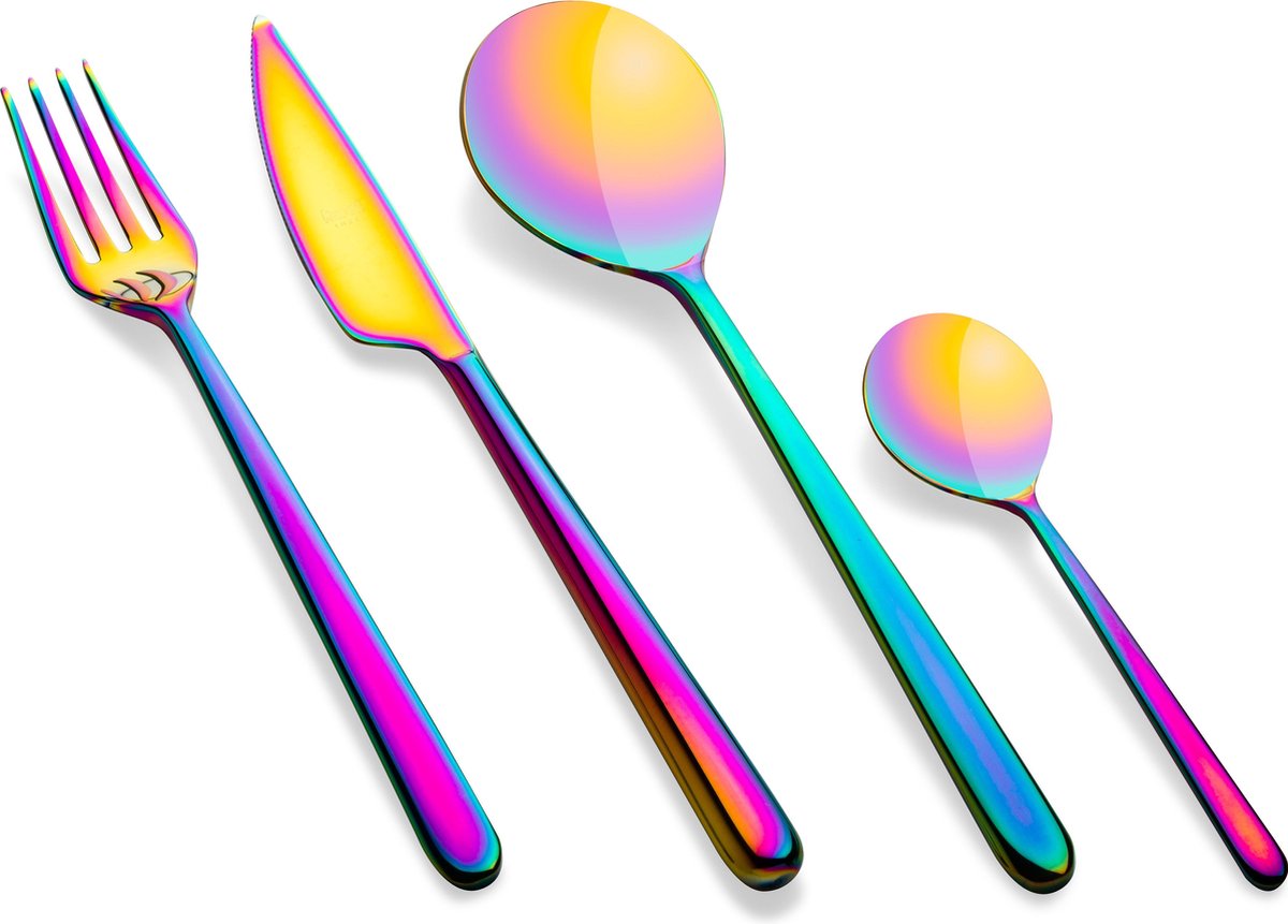 24 delige bestekset Linea Rainbow
