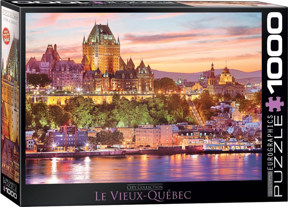 Eurographics puzzel Le Vieux Quebec - 1000 stukjes