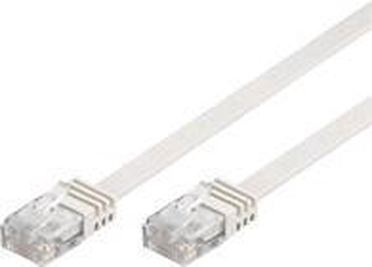 Wentronic CAT6 Netwerkkabel - RJ45 - Wit - 1.5 m