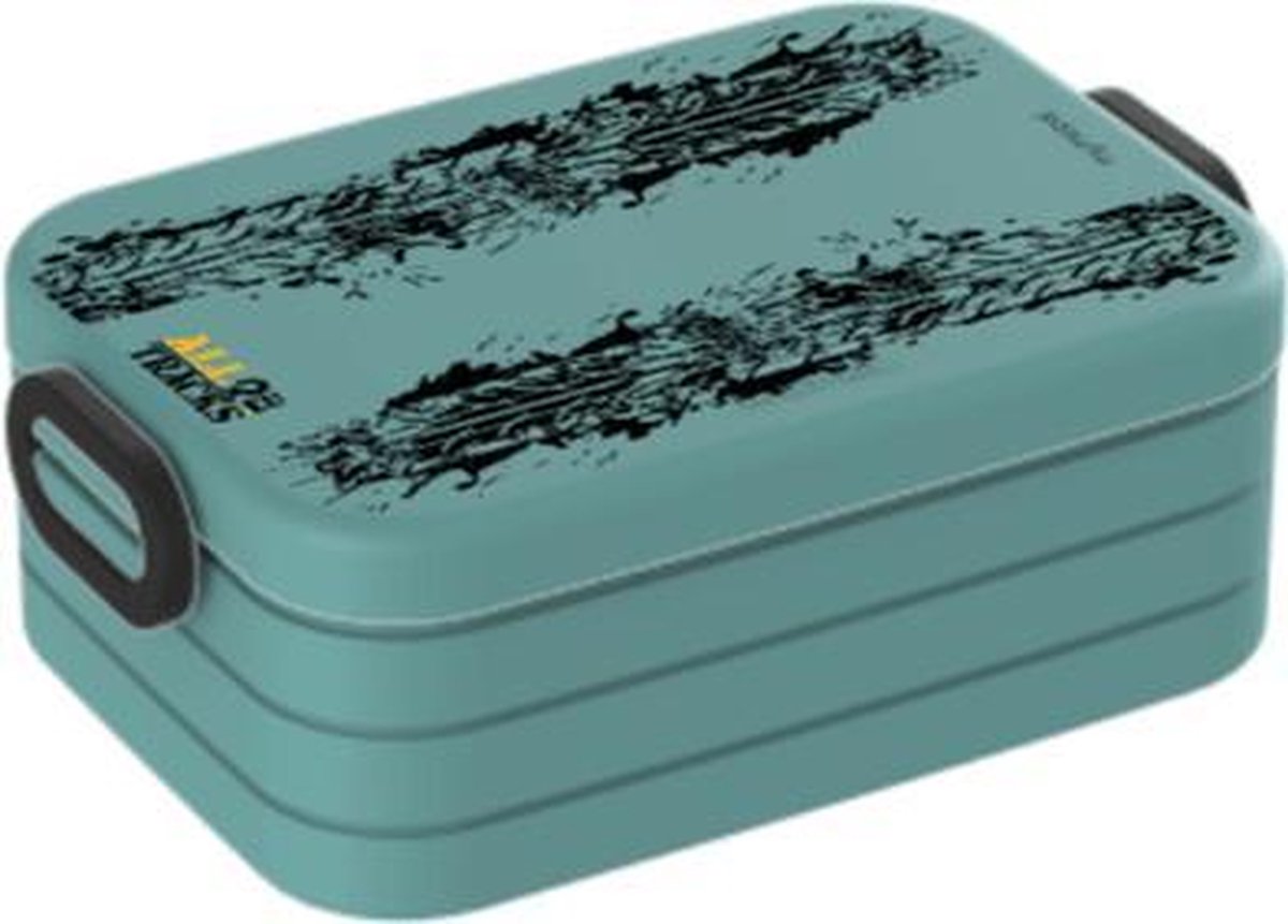 Mepal Broodtrommel – Blauw - large - Bandenspoor - 4x4 Offroad