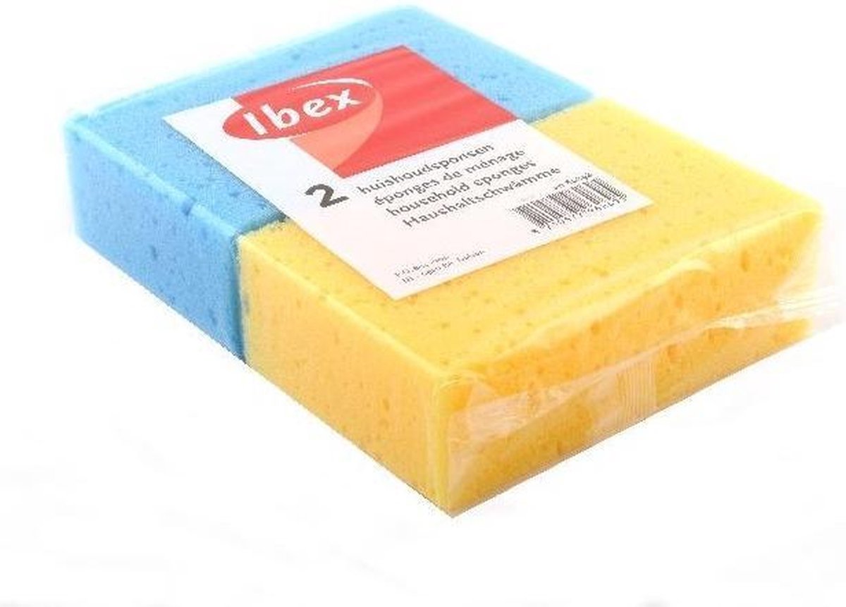 Ibex huishoudspons pak a 2 stuks