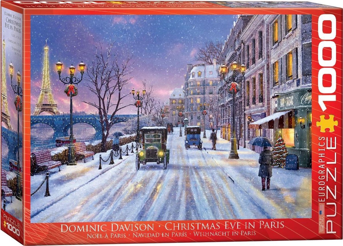 Eurographics puzzel Christmas Eve in Paris - 1000 stukjes